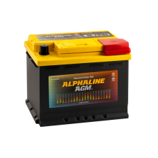 Аккумулятор автомобильный AlphaLINE AGM 60 Ач 680 А обратная пол.