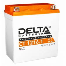 Аккумулятор для мототехники DELTA CT 1216.1 12В 16Ач 230А прямая пол.