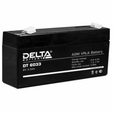 Аккумулятор для ИБП DELTA DT 6033 (125) 6В 3.3Ач