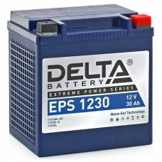 Аккумулятор для мототехники DELTA EPS 1230 12В 30Ач 400А обратная пол.