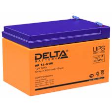Аккумулятор для ИБП DELTA HR 12-51W 12В 12Ач