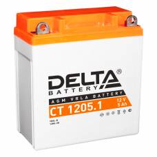 Аккумулятор для мототехники DELTA CT 1205.1 12В 5Ач 65А обратная пол.