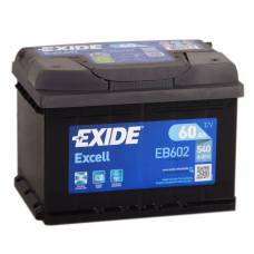 EXIDE Excell EB602 60 Ач 540 А обратная пол. (низкий)