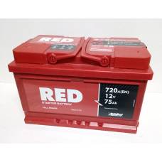 Аккумулятор автомобильный AutoPart RED 75 Ач 720 А обратная пол. (низкий)