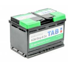 Аккумулятор автомобильный TAB AGM Stop & Go 70 Ач 760 А обратная пол.