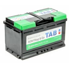 Аккумулятор автомобильный TAB AGM Stop & Go 80 Ач 800 А обратная пол. 
